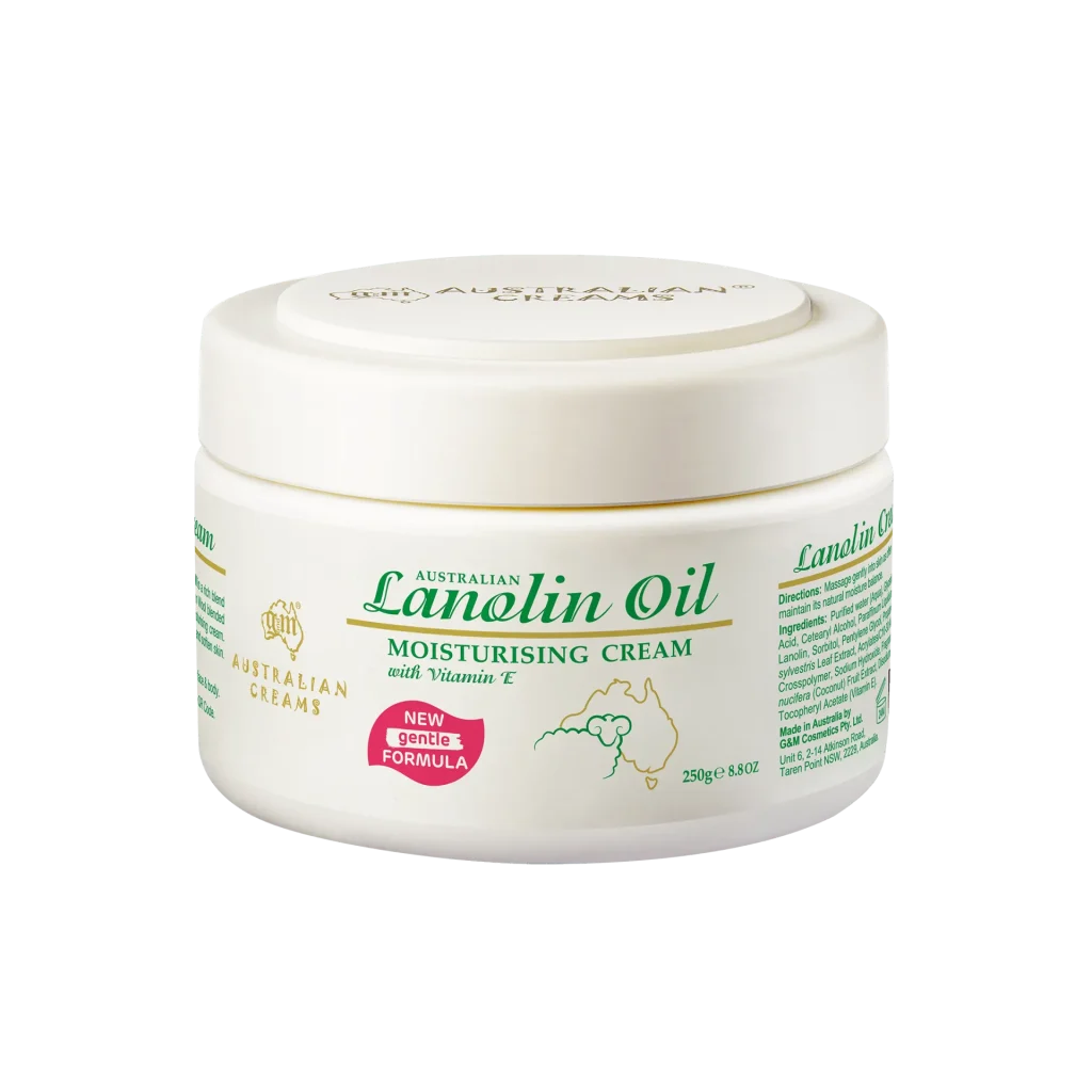 G&M Lanolin Oil Moisturising Cream ラノリン保湿クリーム 250g (豪州直送)