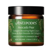 Antipodes Avocado Pear Collagen Boosting Night Cream 60ml アボカド＆洋ナシ コラーゲンナイトクリーム (海外直送品)