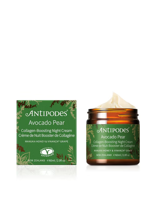 Antipodes Avocado Pear Collagen Boosting Night Cream 60ml アボカド＆洋ナシ コラーゲンナイトクリーム (海外直送品)